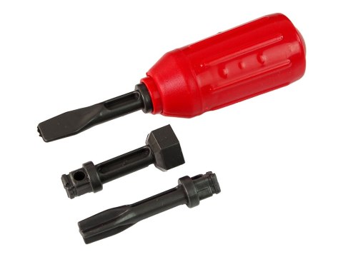 LEAN Toys Woź Strażacki Straż Pożarna do Rozkręcania Akcesoria Czerwona LEAN Toys Woź Strażacki Straż Pożarna do Rozkręcania Akcesoria Czerwona