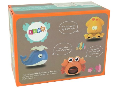 LEAN Toys Zabawka Do Kąpieli Spryskiwacz Zwierzęta Morskie LEAN Toys Zabawka Do Kąpieli Spryskiwacz Zwierzęta Morskie
