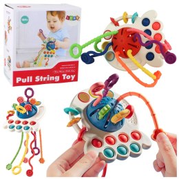 LEAN Toys Zabawka Sensoryczna Gryzak Dla Niemowląt Kolorowa Edukacyjna