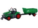 LEAN Toys Zdalnie Sterowany Ciągnik Traktor R/C z Przyczepą 1:24 Światła Zielony