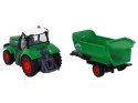 LEAN Toys Zdalnie Sterowany Ciągnik Traktor R/C z Przyczepą 1:24 Światła Zielony
