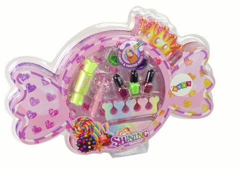 LEAN Toys Zestaw Do Makijażu Zdobienie Paznokci Cukierek LEAN Toys Zestaw Do Makijażu Zdobienie Paznokci Cukierek