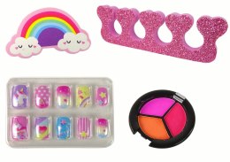 LEAN Toys Zestaw Do Makijażu Zdobienie Paznokci Jednorożec