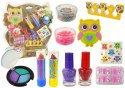 LEAN Toys Zestaw Do Makijażu Zdobienie Paznokci Sowa