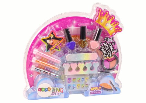 LEAN Toys Zestaw Do Makijażu Zdobienie Paznokci Tęcza LEAN Toys Zestaw Do Makijażu Zdobienie Paznokci Tęcza