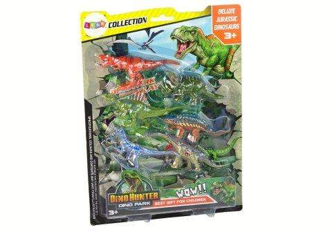 LEAN Toys Zestaw Figurki Dinozaury 6 sztuk Kolorowe LEAN Toys Zestaw Figurki Dinozaury 6 sztuk Kolorowe