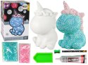 LEAN Toys Zestaw Jednorożec DIY Diamenty Kryształki Błękitny