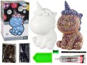 LEAN Toys Zestaw Jednorożec DIY Diamenty Kryształki Brązowy