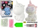 LEAN Toys Zestaw Jednorożec DIY Diamenty Kryształki Różowy