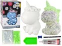 LEAN Toys Zestaw Jednorożec DIY Diamenty Kryształki Zielony
