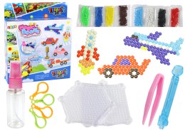LEAN Toys Zestaw Koralików Wodnych DIY Magiczne Koraliki 8 Kolorów Środki Transportu