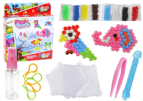 LEAN Toys Zestaw Koralików Wodnych DIY Magiczne Koraliki 8 Kolorów Zwierzęta LEAN Toys Zestaw Koralików Wodnych DIY Magiczne Koraliki 8 Kolorów Zwierzęta