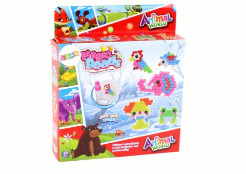 LEAN Toys Zestaw Koralików Wodnych DIY Magiczne Koraliki 8 Kolorów Zwierzęta LEAN Toys Zestaw Koralików Wodnych DIY Magiczne Koraliki 8 Kolorów Zwierzęta