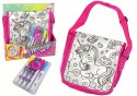 LEAN Toys Zestaw Kreatywny Pokoloruj Torebkę Torebka DIY