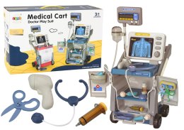 LEAN Toys Zestaw Małego Doktora Stetoskop Światła Niebieski