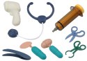 LEAN Toys Zestaw Małego Doktora Stetoskop Światła Niebieski