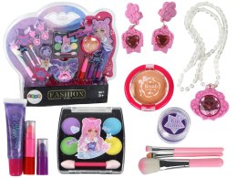 LEAN Toys Zestaw Piękności Kosmetyki Do Makijażu Biżuteria 18 El.