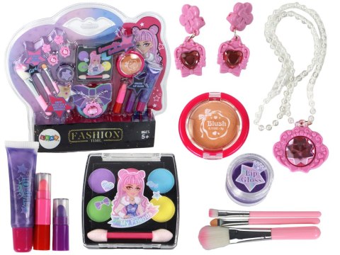 LEAN Toys Zestaw Piękności Kosmetyki Do Makijażu Biżuteria 18 El. LEAN Toys Zestaw Piękności Kosmetyki Do Makijażu Biżuteria 18 El.