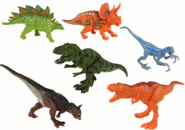 LEAN Toys Zestaw Pojazdów Duży Helikopter Dinozaury 8 Szt.