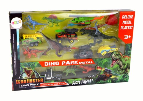 LEAN Toys Zestaw Pojazdów Duży Helikopter Dinozaury 8 Szt. LEAN Toys Zestaw Pojazdów Duży Helikopter Dinozaury 8 Szt.