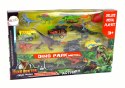 LEAN Toys Zestaw Pojazdów Helikopter Dinozaury 8 Sztuk Kolorowe
