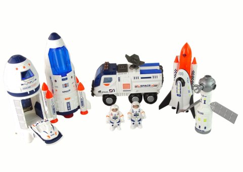 LEAN Toys Zestaw Rakieta Kosmos Statki Space Pojazdy Astronauci LEAN Toys Zestaw Rakieta Kosmos Statki Space Pojazdy Astronauci