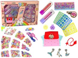 LEAN Toys Zestaw do Makijażu i Biżuterii Kolorowy