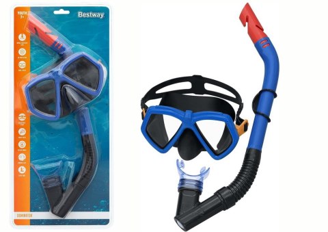 Bestway Zestaw do Nurkowania Maska z Rurką Niebieski 24070 Bestway Zestaw do Nurkowania Maska z Rurką Niebieski 24070