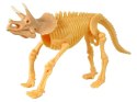 LEAN TOYS Otwierane Jajo Dinozaura Figurka Żółta 4 Kolory 9 cm