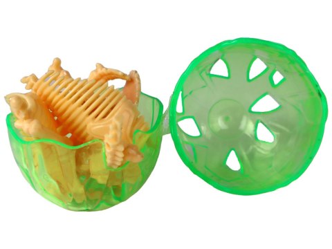 LEAN TOYS Otwierane Jajo Dinozaura Figurka Żółta 4 Kolory 9 cm LEAN TOYS Otwierane Jajo Dinozaura Figurka Żółta 4 Kolory 9 cm