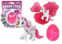 LEAN TOYS Pękające Magiczne Jajko Jednorożec Różowe 6cm
