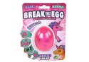 LEAN TOYS Pękające Magiczne Jajko Jednorożec Różowe 6cm
