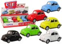 LEAN TOYS Resorak Z Napędem Frykcyjnym Auto Osobowe Garbus 6 Kolorów
