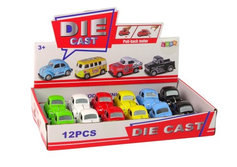 LEAN TOYS Resorak Z Napędem Frykcyjnym Auto Osobowe Garbus 6 Kolorów LEAN TOYS Resorak Z Napędem Frykcyjnym Auto Osobowe Garbus 6 Kolorów
