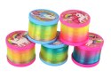LEAN TOYS Tęczowa Sprężyna Z Efektem Świetlnym Motyw Jednorożców