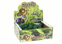LEAN TOYS Zielony Wąż Gumowy z Czarnymi Łatkami Strukturowy