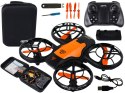 LEAN Toys Dron Zdalnie Sterowany Światła Pokrowiec Pomarańczowy