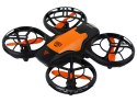 LEAN Toys Dron Zdalnie Sterowany Światła Pokrowiec Pomarańczowy