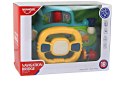LEAN Toys Interaktywna Kierownica Niebieska Symulator Jazdy Wielofunkcyjna