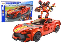 LEAN Toys Klocki Konstrukcyjne Pojazd Auto Sportowe Robot Ferreai 812 351 el.