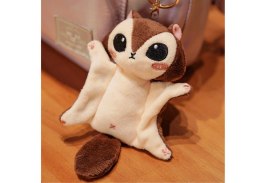 LEAN Toys Maskotka Pluszowa Lotopałanka karłowata Brązowa Brelok 10 cm