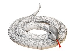 LEAN Toys Maskotka Pluszowa Wąż Szary 110 cm