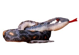 LEAN Toys Maskotka Pluszowa Wąż Szary 210 cm