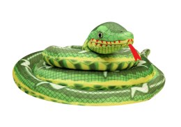 LEAN Toys Maskotka Pluszowa Wąż Zielony 400 cm