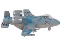 LEAN Toys Myśliwiec Z Napędem Samolot Moro Wojskowy Odrzutowiec