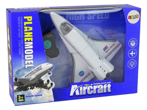 LEAN Toys Odrzutowiec Zdalnie Sterowany Pilot Biały LEAN Toys Odrzutowiec Zdalnie Sterowany Pilot Biały