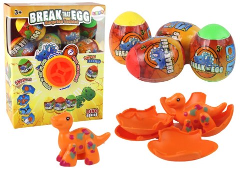LEAN Toys Pękające Jajo Dinozaurów Losowanie Kolorowe Skorupa 12 ele. LEAN Toys Pękające Jajo Dinozaurów Losowanie Kolorowe Skorupa 12 ele.