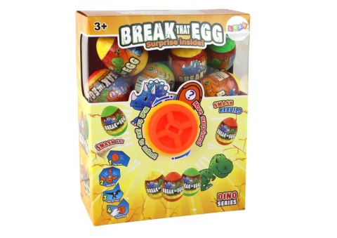 LEAN Toys Pękające Jajo Dinozaurów Losowanie Kolorowe Skorupa 12 ele. LEAN Toys Pękające Jajo Dinozaurów Losowanie Kolorowe Skorupa 12 ele.