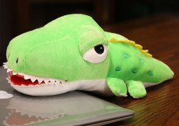 LEAN Toys Pluszowa Maskotka Krokodyl Zielony Pacynka 30 cm