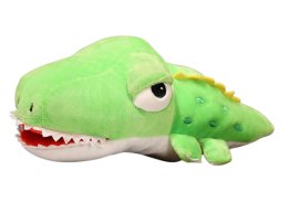 LEAN Toys Pluszowa Maskotka Krokodyl Zielony Pacynka 30 cm